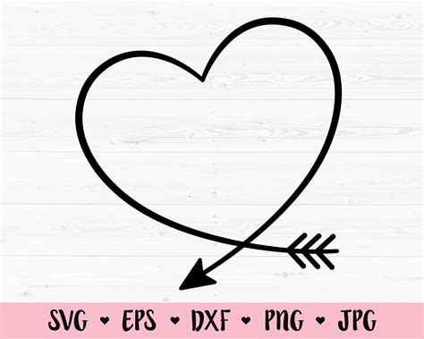Download Free Arrow Hearts Designs Monogram Frames Svg cutting file, SVG, DXF,
arrows, hearts, Cricut Design Space, Silhouette Studio,valentine hearts, Cameo
